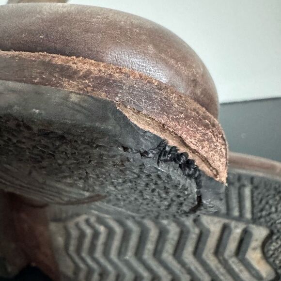 Frye Sawyer Men's Chelsea Boot Size 13 Leather Ankle Western Side Zipper Shoes - Picture 10 of 13